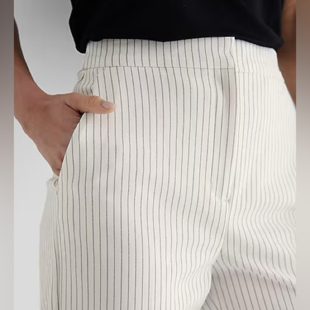 Ann Taylor Striped Straight Pants